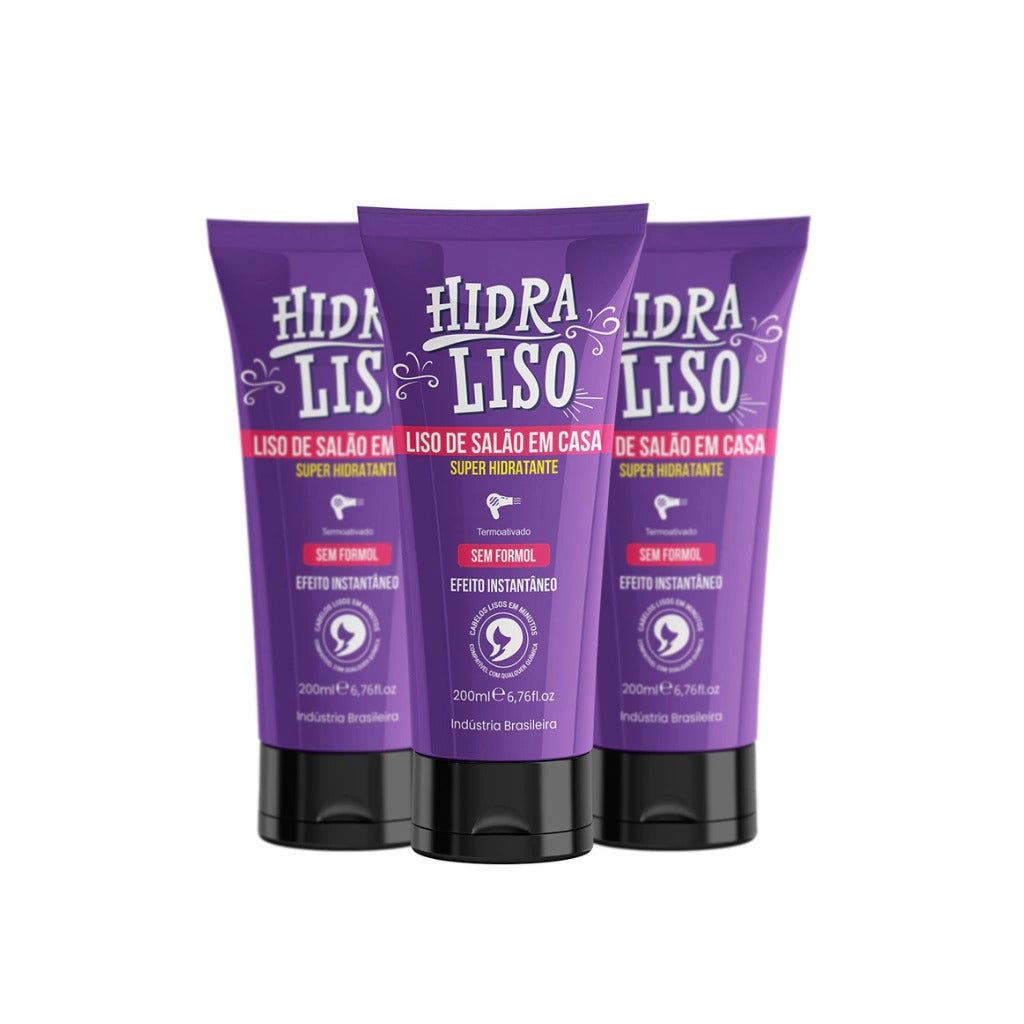 Kit 3 Hidraliso - Liso de salão
