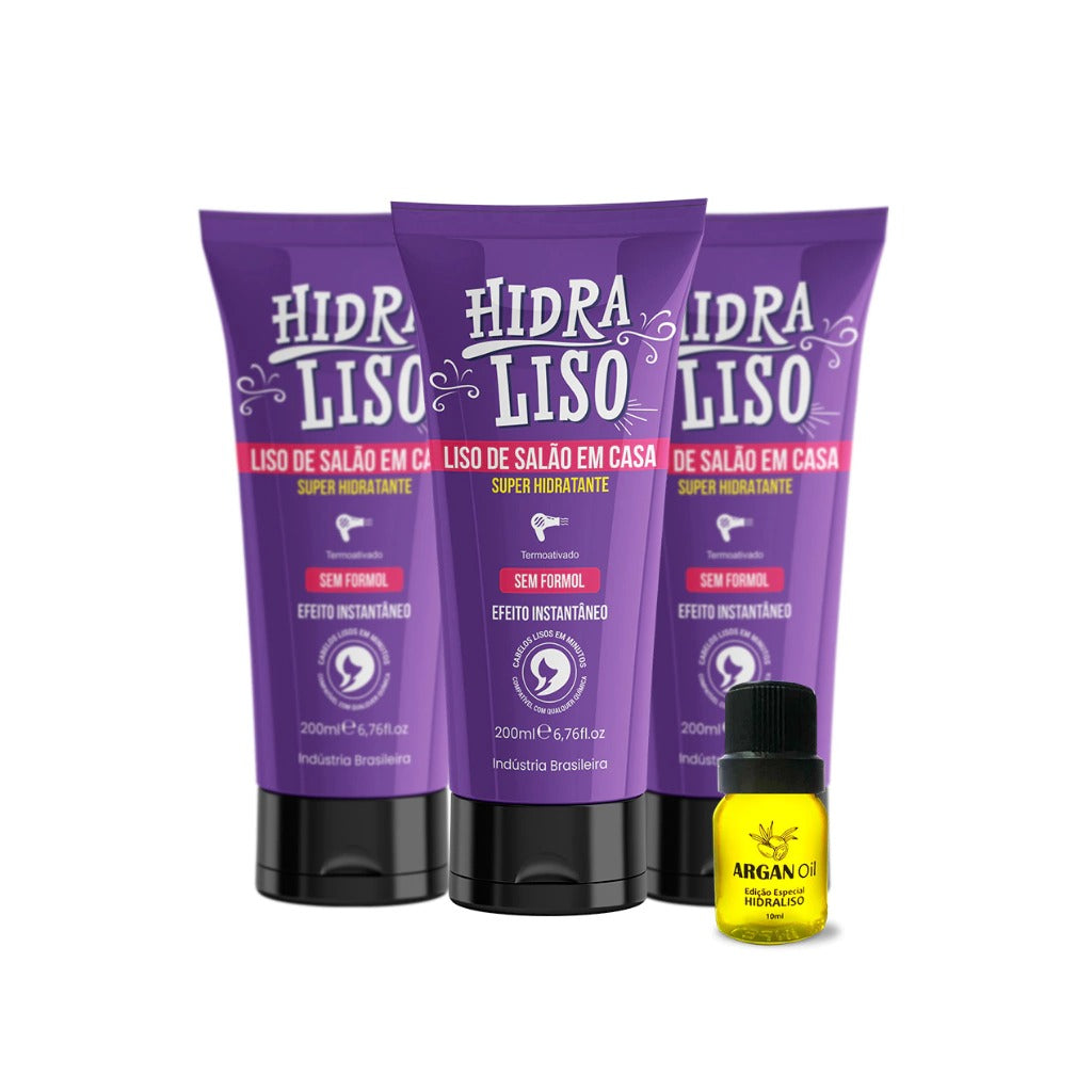 Kit 3 Hidraliso + Argan10ml
