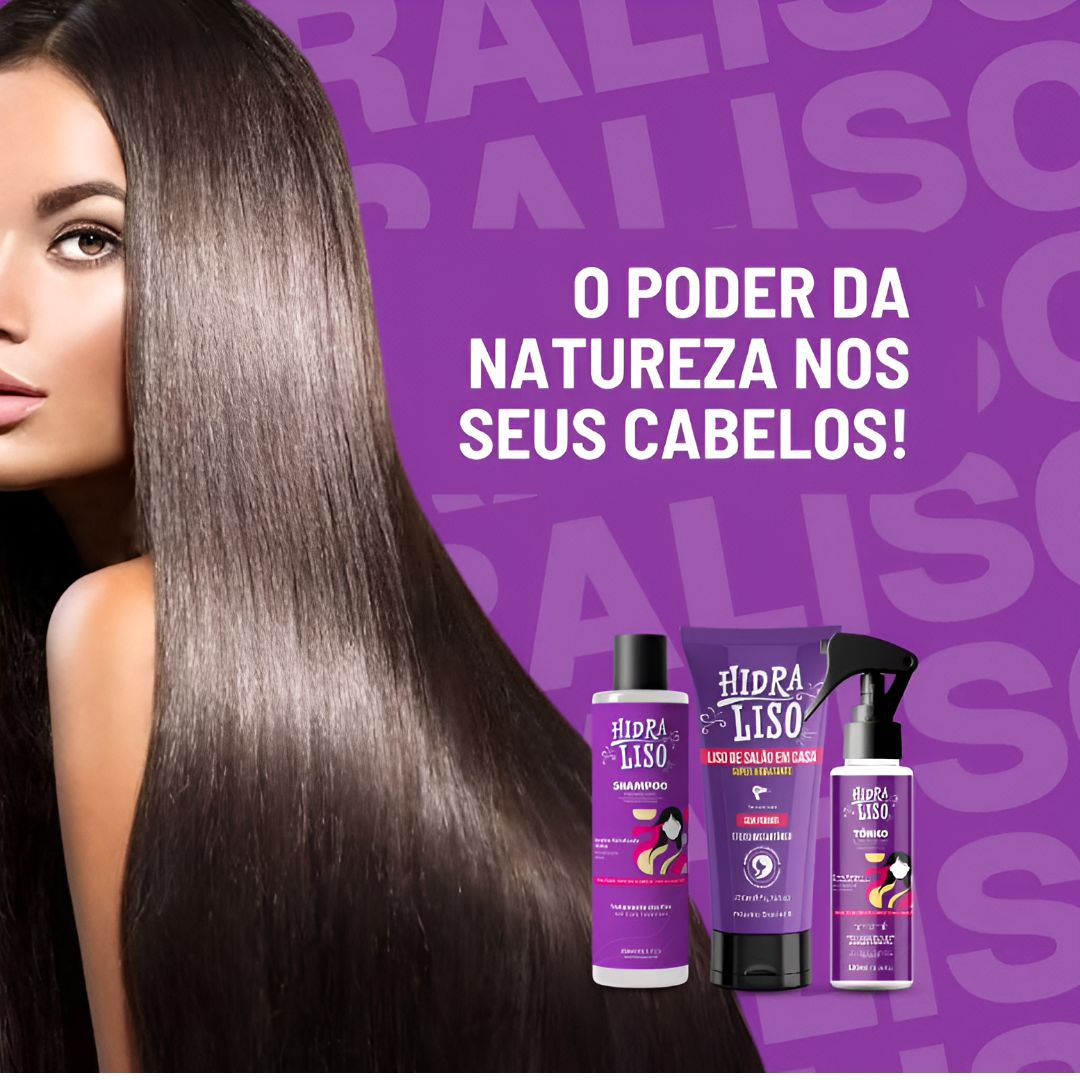 Kit Shampoo + Hidraliso + Tônico