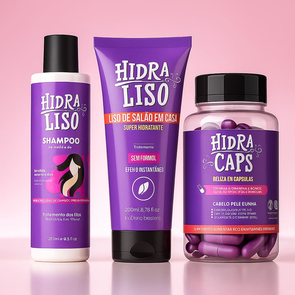 Kit Shampoo + Hidraliso + Hidra Caps