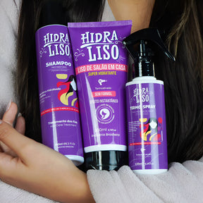 Kit Hidraliso + Shampoo + Termo Spray