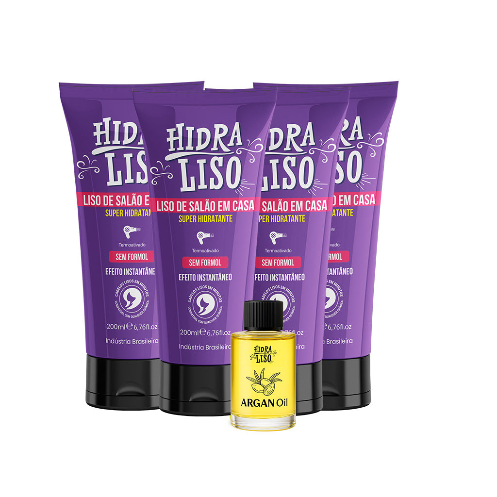 Kit 4 Hidraliso + Argan10ml