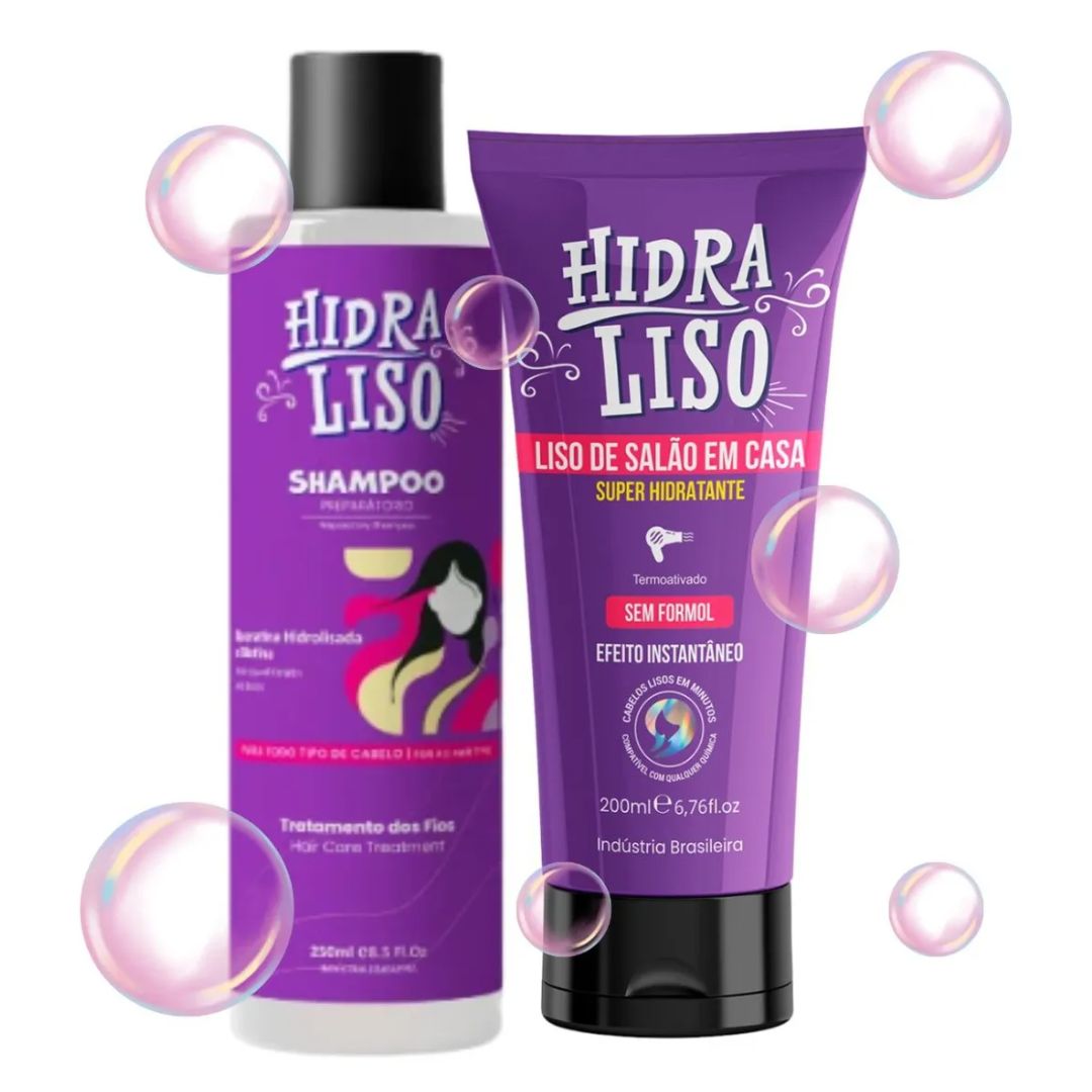 Kit Shampoo + Hidraliso Liso de salão
