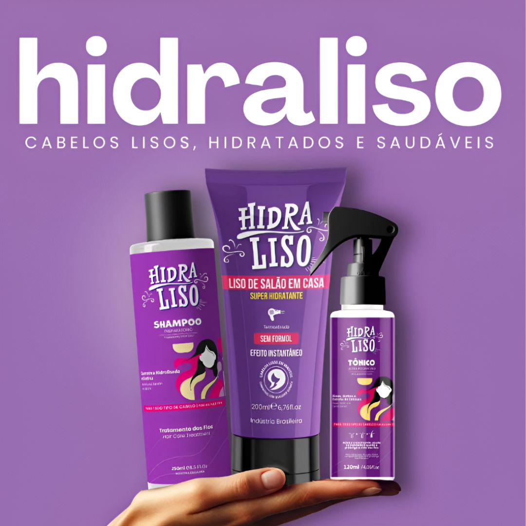 Kit Shampoo + Hidraliso + Tônico